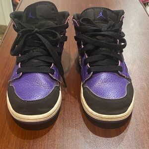 Jordan Kids' Sneakers in Purple and Black